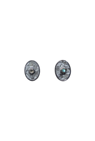 Shana Gulati Sofia Stud Earrings Silver