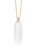 Dana Kellin Fine 14k Large White Chalcedony Drop Necklace