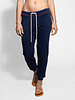 The Great The Cropped Sweatpant with Multi Piping Navy