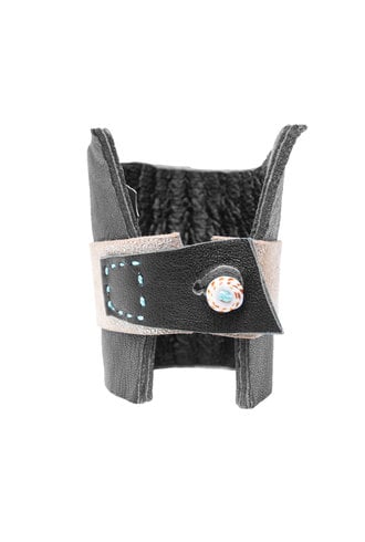 Renee Garvey Earth Leather Cuff