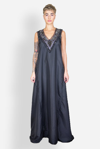 Gary Graham Byzantium Taffeta Gown Black