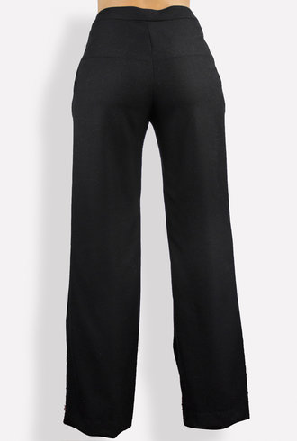 Gary Graham Wool Suiting High Waisted Pant
