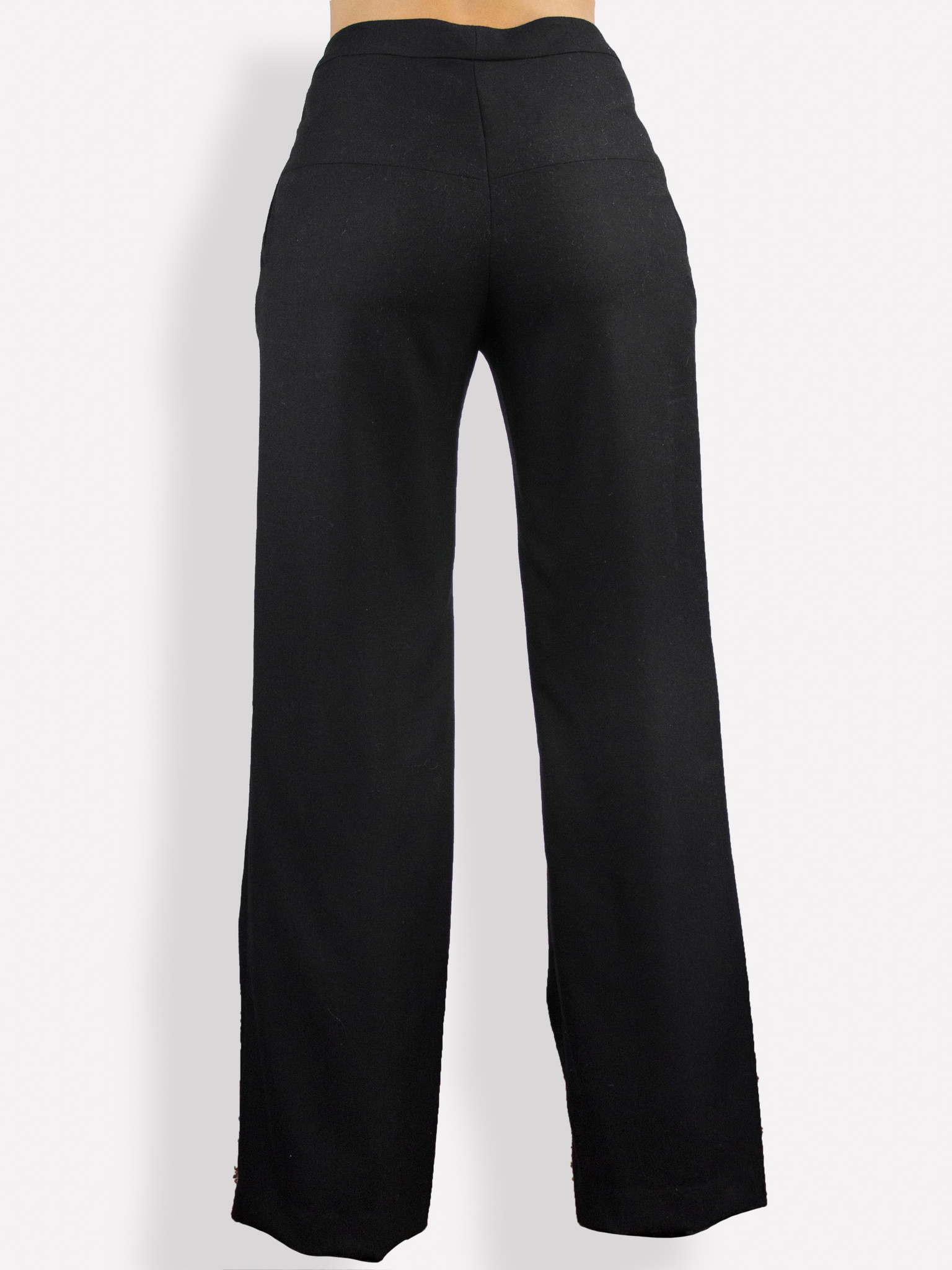 Gary Graham - Wool Suiting High Waisted Pant - Alhambra | Women's ...