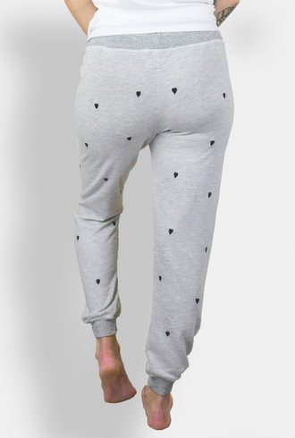 The Great The Cropped Sweat Pant Heather Grey