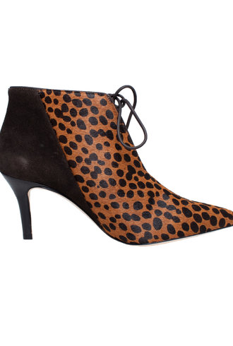 Ulla Johnson Mia Bootie Leopard Calf Hair