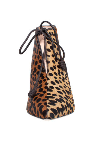 Ulla Johnson Mia Bootie Leopard Calf Hair