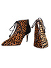 Ulla Johnson Mia Bootie Leopard Calf Hair