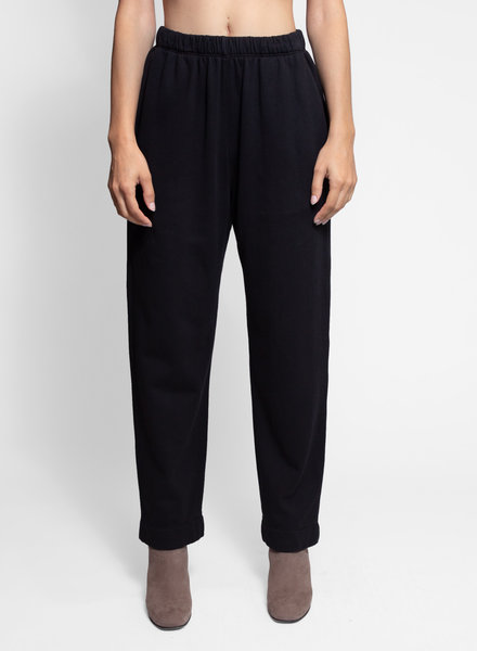 Raquel Allegra Fleece Ankle Pant Black