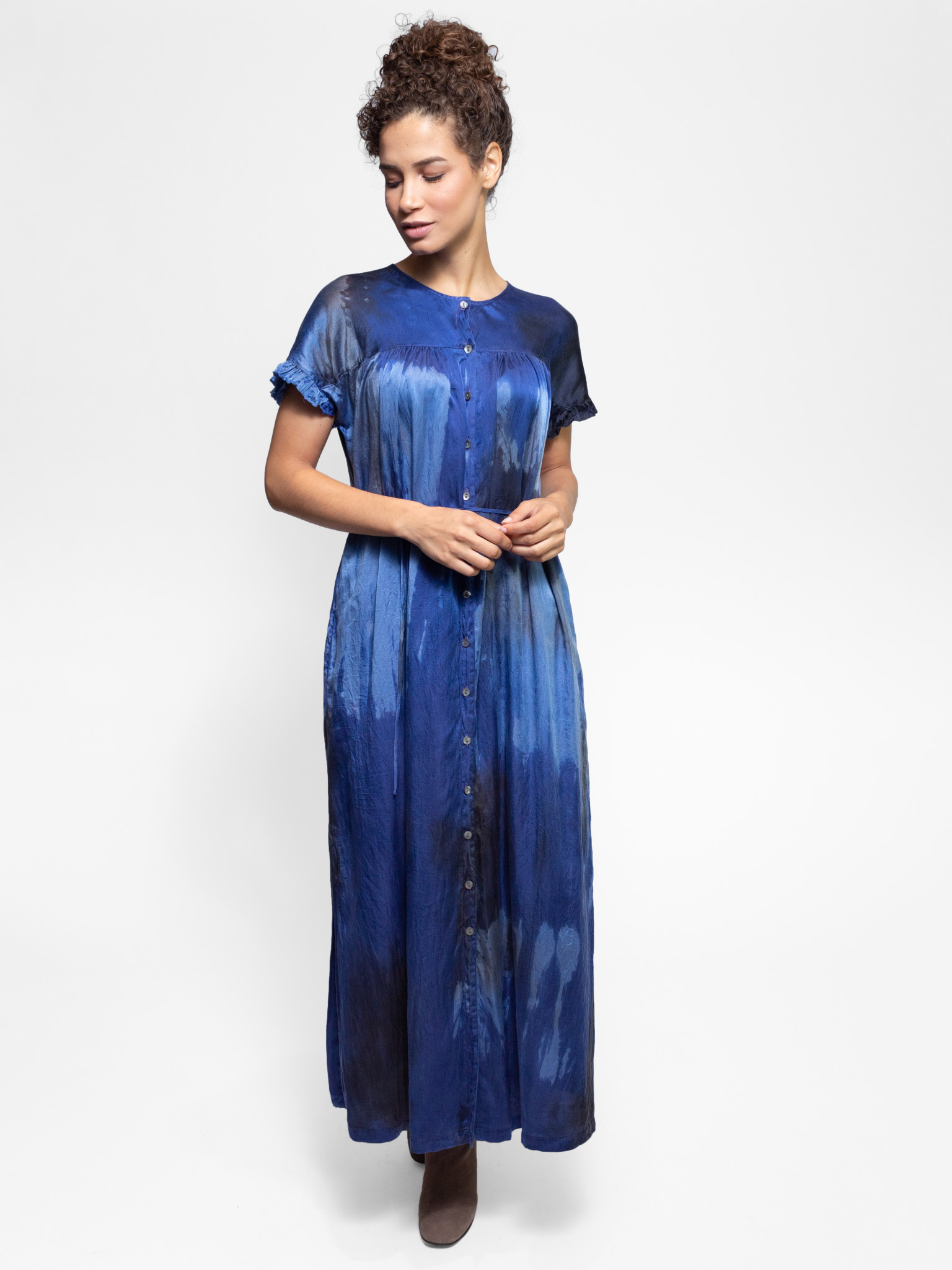 raquel allegra tie dye dress