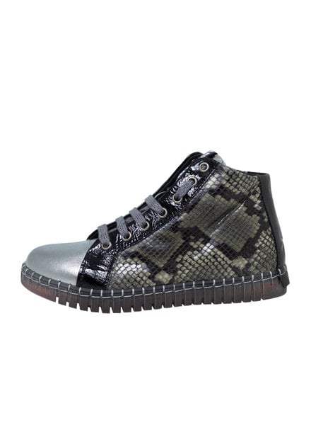 Andia Fora Raset Wedge Sneaker Anthracite Military