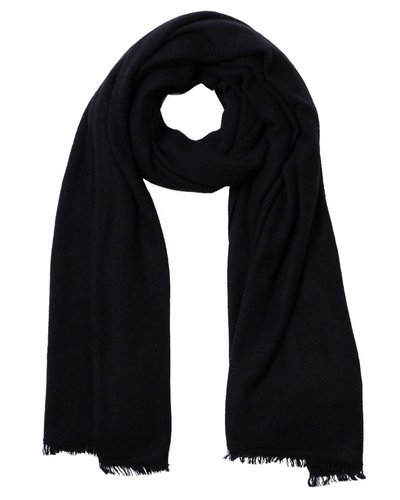 black cashmere wrap sweater