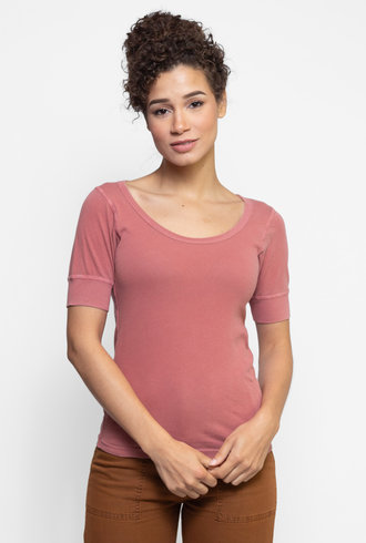 The Great The Ballet Tee Vintage Dusty Rose