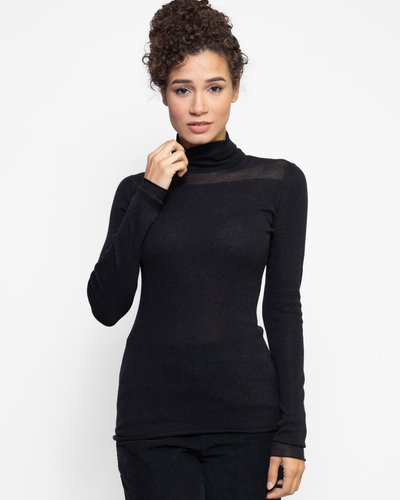 Inhabit Illusion Turtle Neck Sweater Graphite