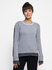 Inhabit Luxe Jacquard Pullover Sweater Graphite