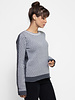 Inhabit Luxe Jacquard Pullover Sweater Graphite