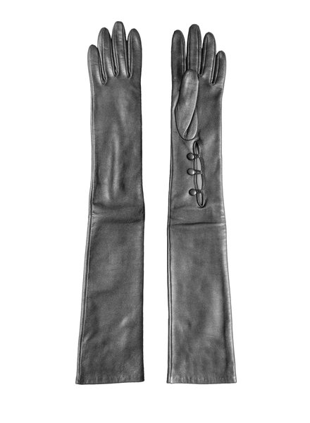 Orciani Long Leather Glove Anthracite