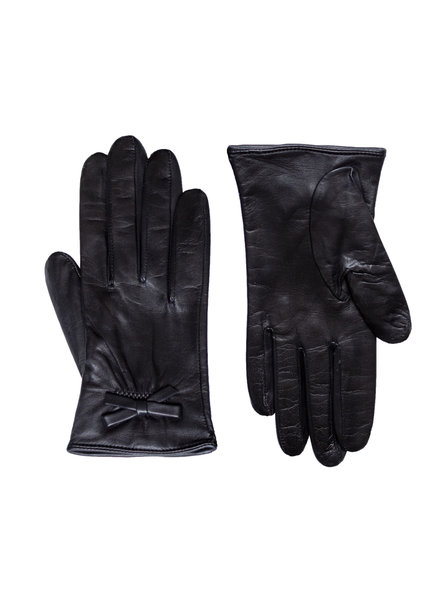 Orciani Tender Gloves Bow Black