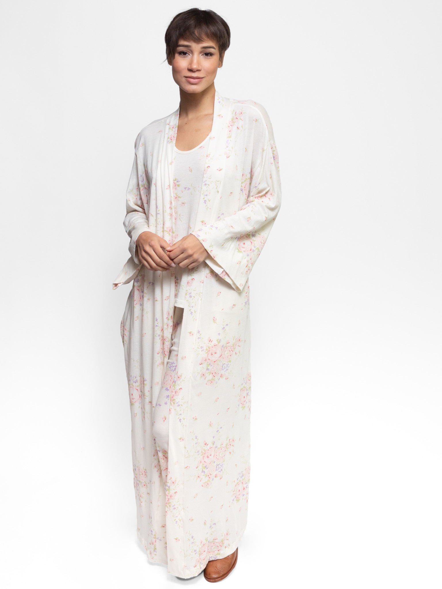 The Great - The Robe Washed White Garden Rose - Alhambra | Women's ...