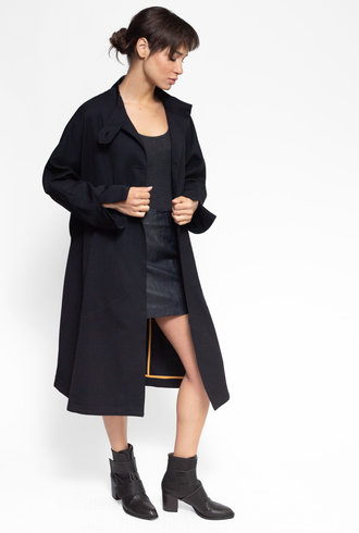 Pret Pour Partir Olga Yun Coat Noir