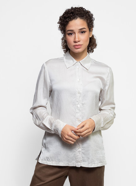 Raquel Allegra Everyday Blouse Ash White