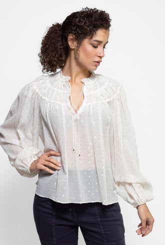 Ulla Johnson Yulia Blouse Blanc