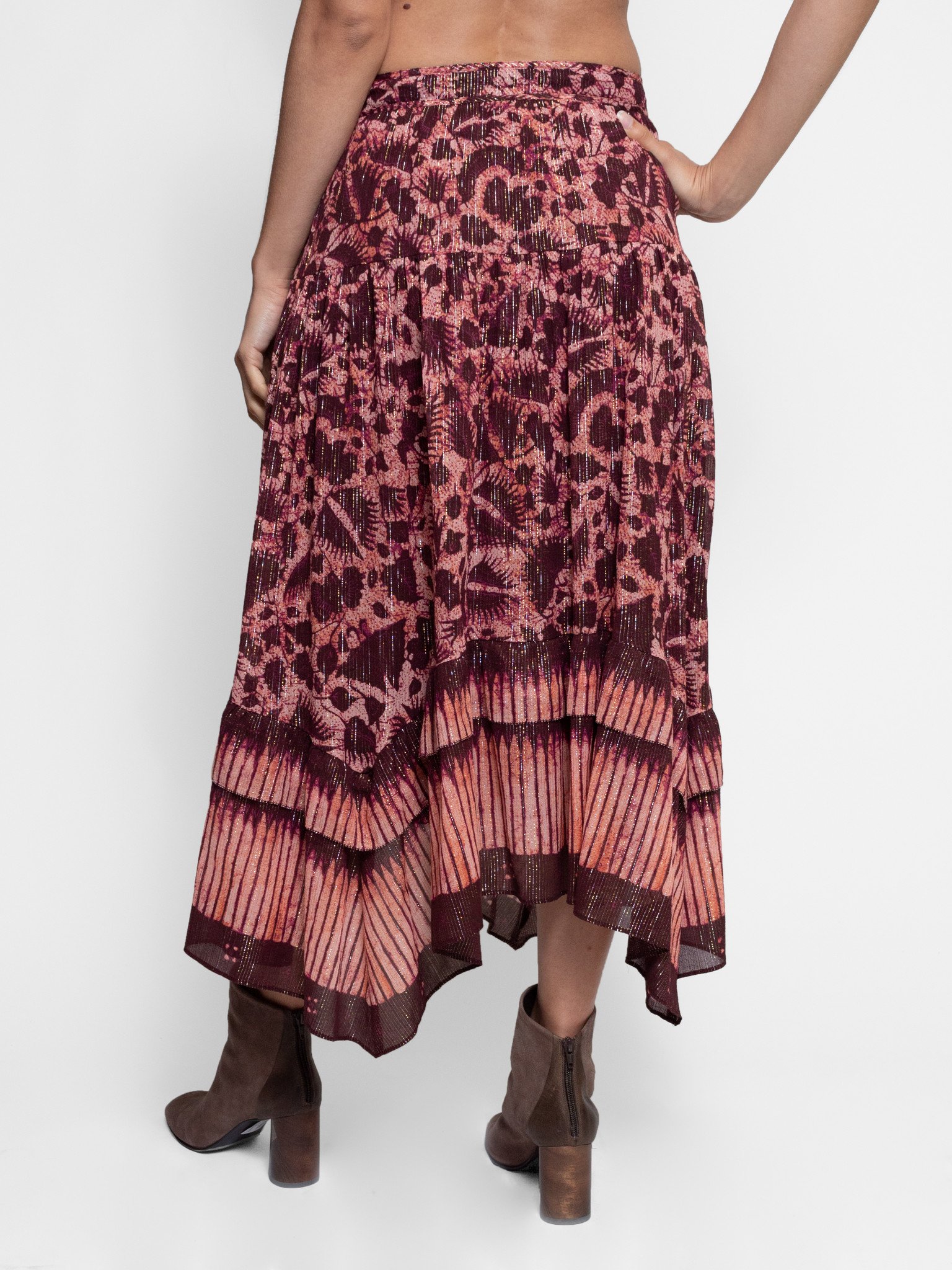 Ulla Johnson - Merisa Skirt Bordeaux - Alhambra | Women's Clothing ...