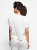 The Great The Cut Edge Tee Washed White With Valentine Hearts