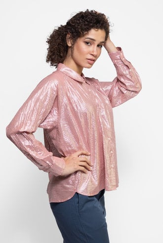 Xirena Kiran Shirt Pink Opal