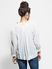 The Great The Story Long Sleeve Silk Top Cream