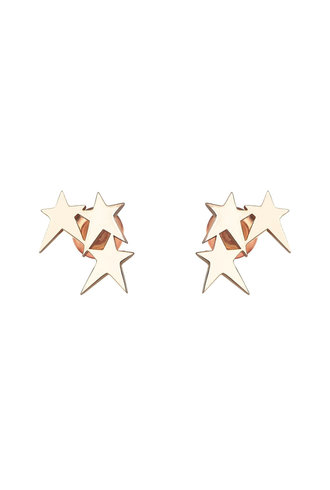 KISMET by Milka Struck Triple Star Studs