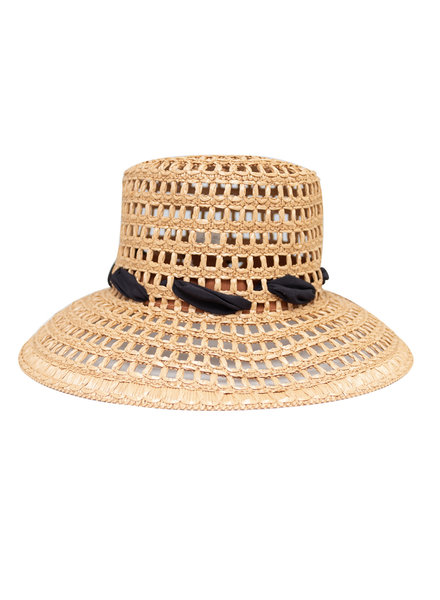Pomandere Perforated Brimmed Hat