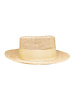 Pomandere Brimmed Straw Hat