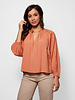 The Great The Pin-tuck Lyric Top Apricot