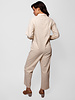 The Great The Herringbone Roundtop Jumpsuit Cream