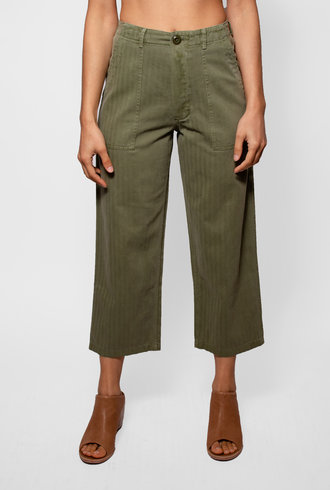 The Great The Herringbone Trooper Pant Army