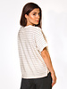 The Great The Swiss Dot Cropped Tee White Washed