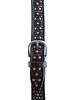 Orciani Soft Bull Belt with Studs T. Moro Chocolate