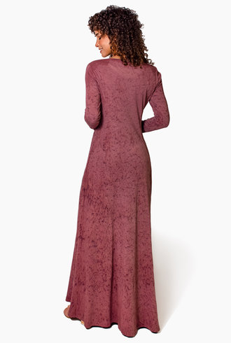 Raquel Allegra Rhea Dress Dark Blush