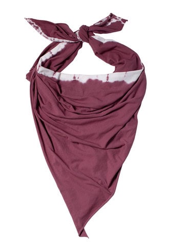 Raquel Allegra Square Scarf Dark Blush