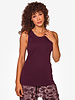 Raquel Allegra Racerback Tank Plum