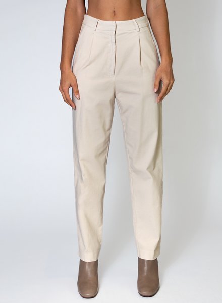 Pomandere Fustagnodicotone Pant Dirty White