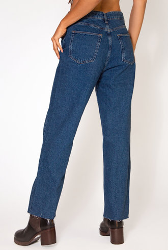 Nikky McBridget Mom Jean Blue Denim