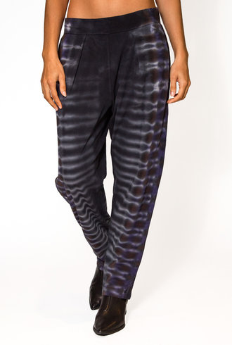 Raquel Allegra Easy Pant Tie Dye Night Orchid