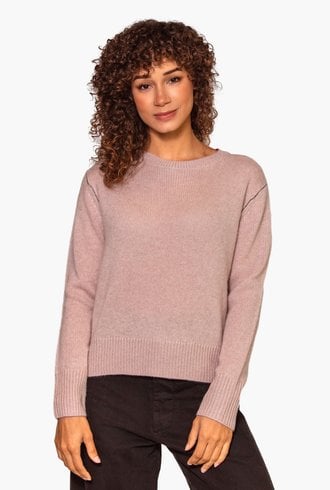 360 Sweater Karla Adobe Pink