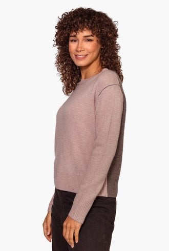 360 Sweater Karla Adobe Pink