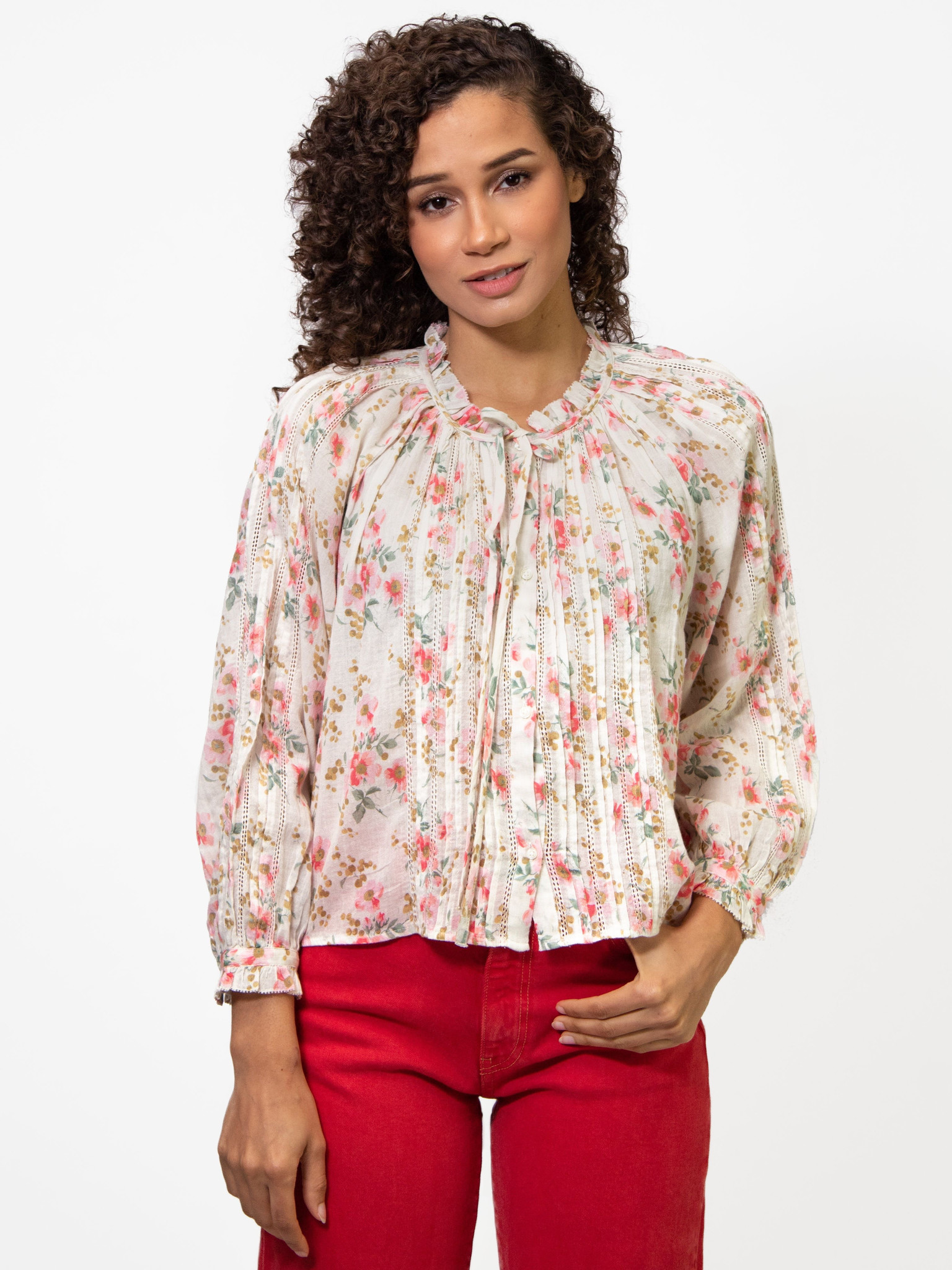 The Great-THE VALLEY TOP PINK SWEET PEA FLORAL - Alhambra | Women's ...