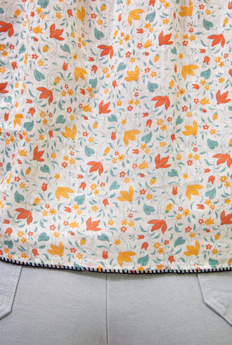 The Great The Whip Stitched Flounce To Pastel Floral