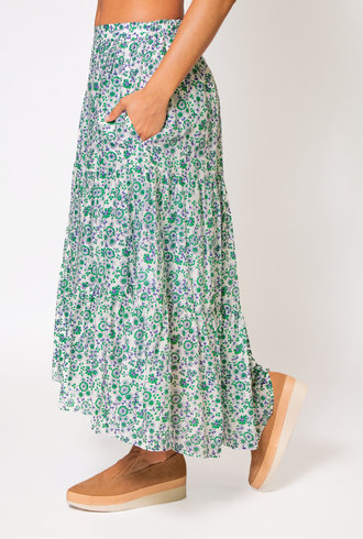 Xirena Iris Skirt Leaf
