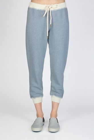 The Great Cropped Sweatpants Salt Water Stripes