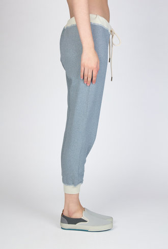 The Great Cropped Sweatpants Salt Water Stripes